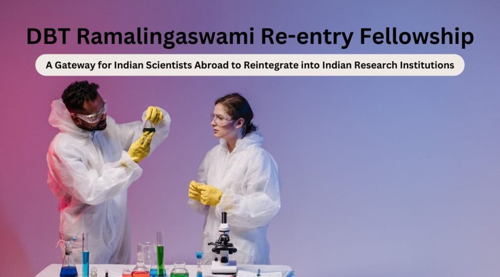 DBT Ramalingaswami Re-entry Fellowship Program