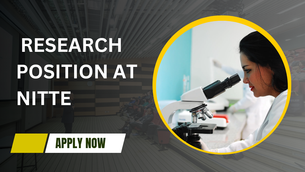 Research Position at NITTE